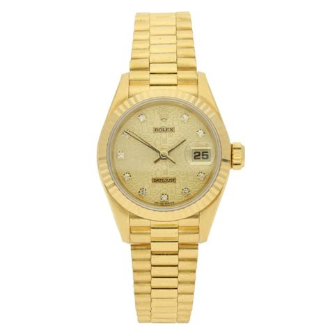 second hand gold rolex watches